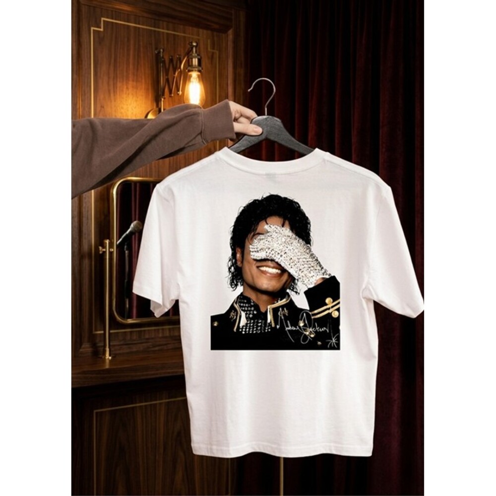 Michael Jackson Vintage Graphic Tee Retro King Of Pop Y2K Streetwear